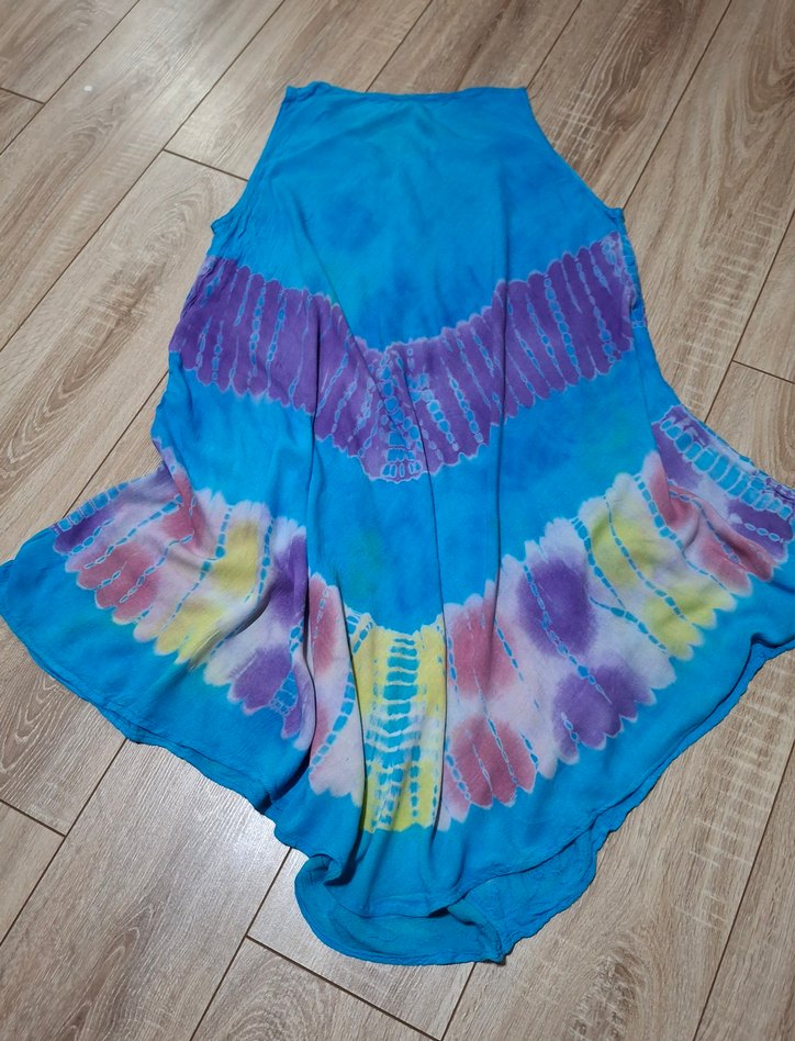 Renkli Batik Desenli Pareo - Görsel 4