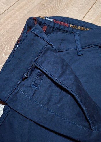 Lacivert Kemerli Erkek KetenPantolon - Görsel 6