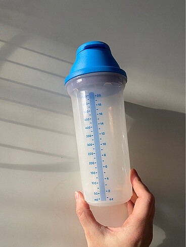 Beden mavi Renk Tupperware Shaker 600 ML