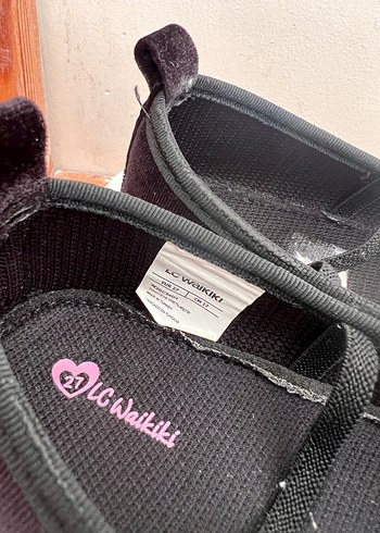 Kız Çocuk Siyah Bantlı Babet Ayakkabı - Görsel 7