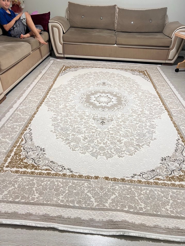 Yeni alındı hiç kullanılmadı ipek halı - Görsel 2