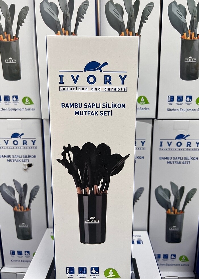 Bambu saplı mutfak seti - Görsel 3