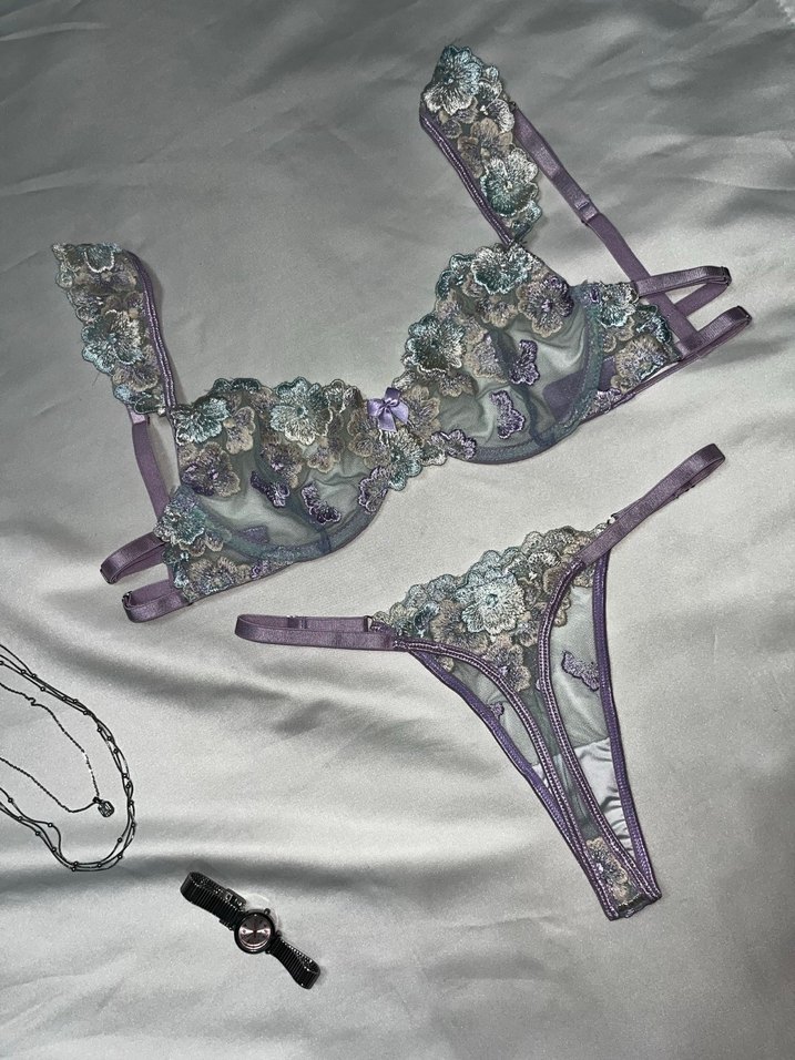 Mor-Mavi Bralet Takımı - Görsel 2