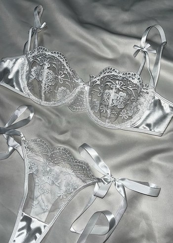 Beyaz Bralet Takım - Görsel 3