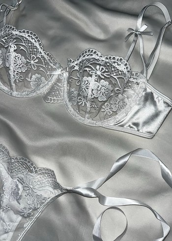 Beyaz Bralet Takım - Görsel 4