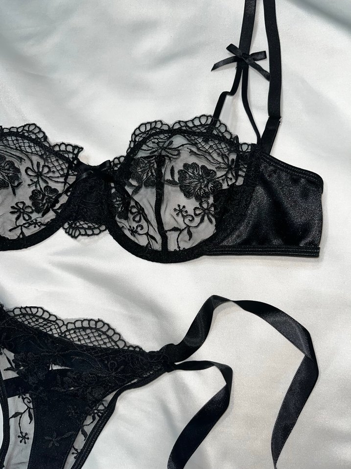 Siyah Bralet Takımı - Görsel 3