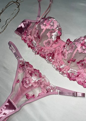 Pembe Bralet Takımı - Görsel 3