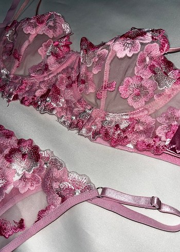 Pembe Bralet Takımı - Görsel 4