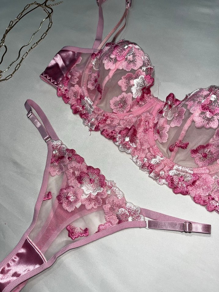 Pembe Bralet Takımı - Görsel 3