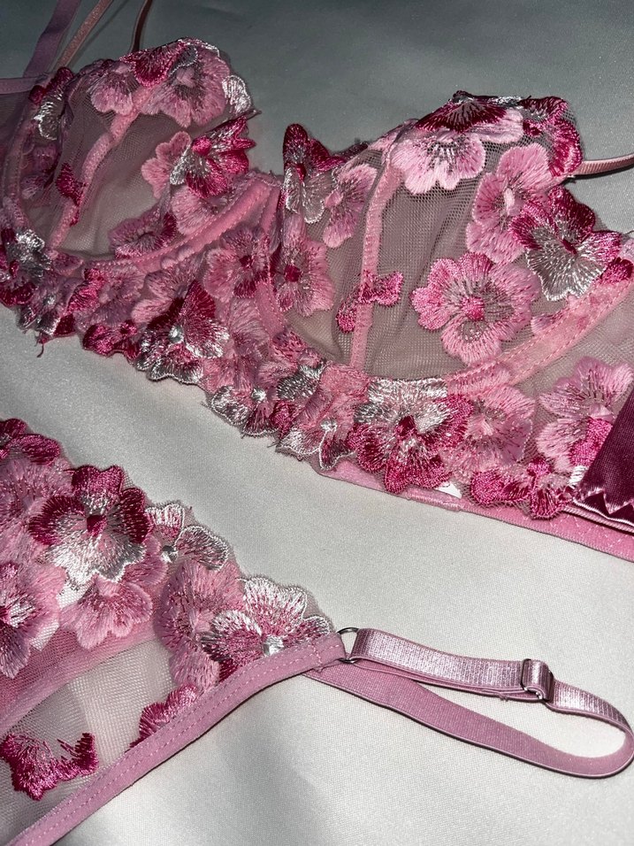 Pembe Bralet Takımı - Görsel 4