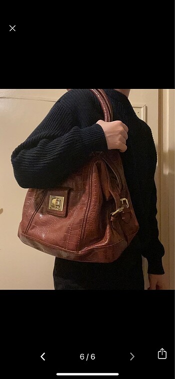 Nine west bordo çanta