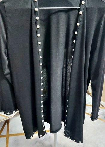 İnci detaylı L beden midi hirka