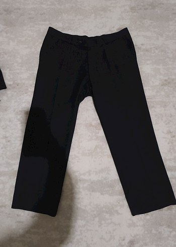 Siyah Regular Fit Erkek Ofis Pantolonu - Görsel 3
