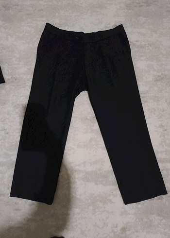 Siyah Regular Fit Erkek Ofis Pantolonu - Görsel 2