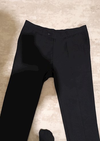 Siyah Regular Fit Erkek Ofis Pantolonu - Görsel 4