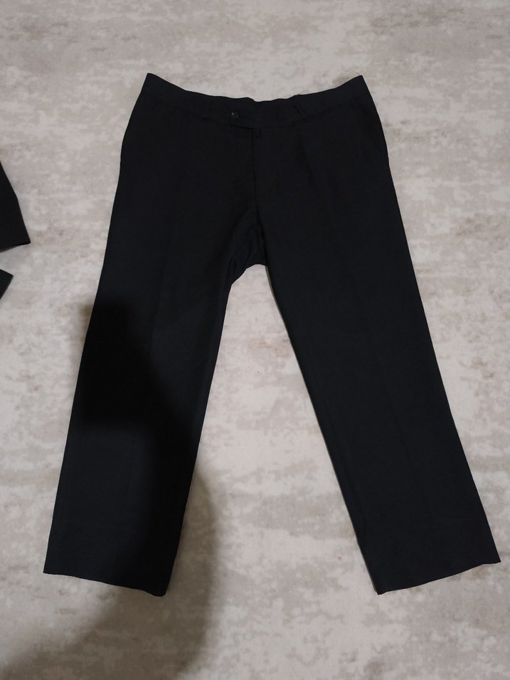 Siyah Regular Fit Erkek Ofis Pantolonu - Görsel 3