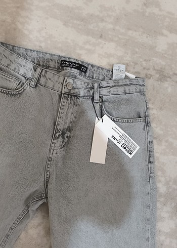 Koton Gri Erkek Tapered fit Denim Pantolon - Görsel 3