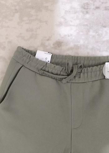 Defacto Haki Dokuma erkek pantolonu - Görsel 9