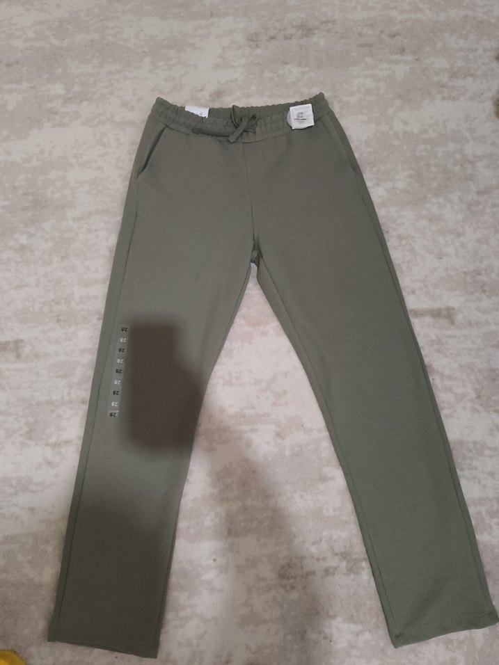 Defacto Haki Dokuma erkek pantolonu - Görsel 2