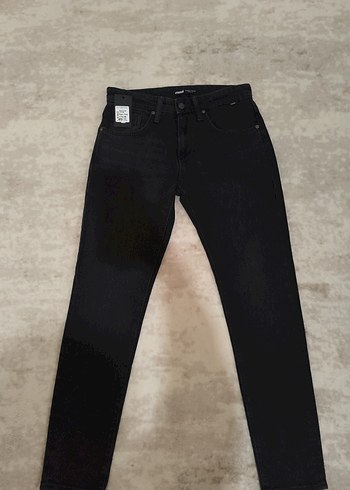 Mavi Siyah Erkek Denim Pantolon - Görsel 10