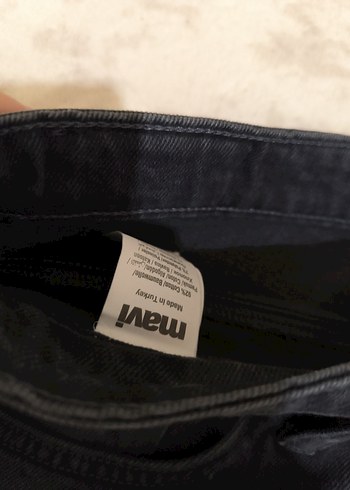 Mavi Siyah Erkek Denim Pantolon - Görsel 2