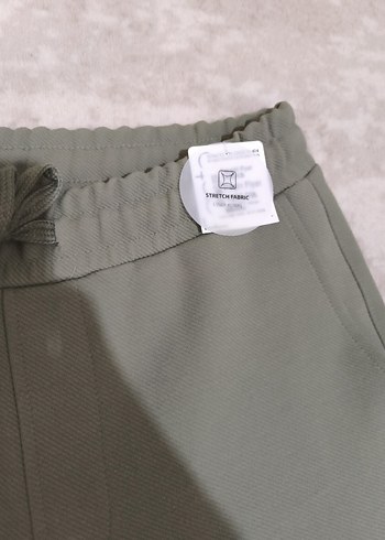 Defacto haki renk dokuma pantolon - Görsel 12