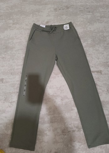 Defacto haki renk dokuma pantolon - Görsel 9