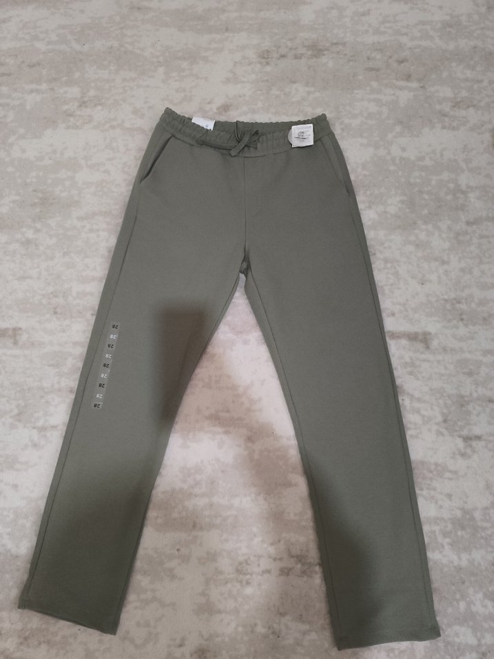 Defacto haki renk dokuma pantolon - Görsel 4