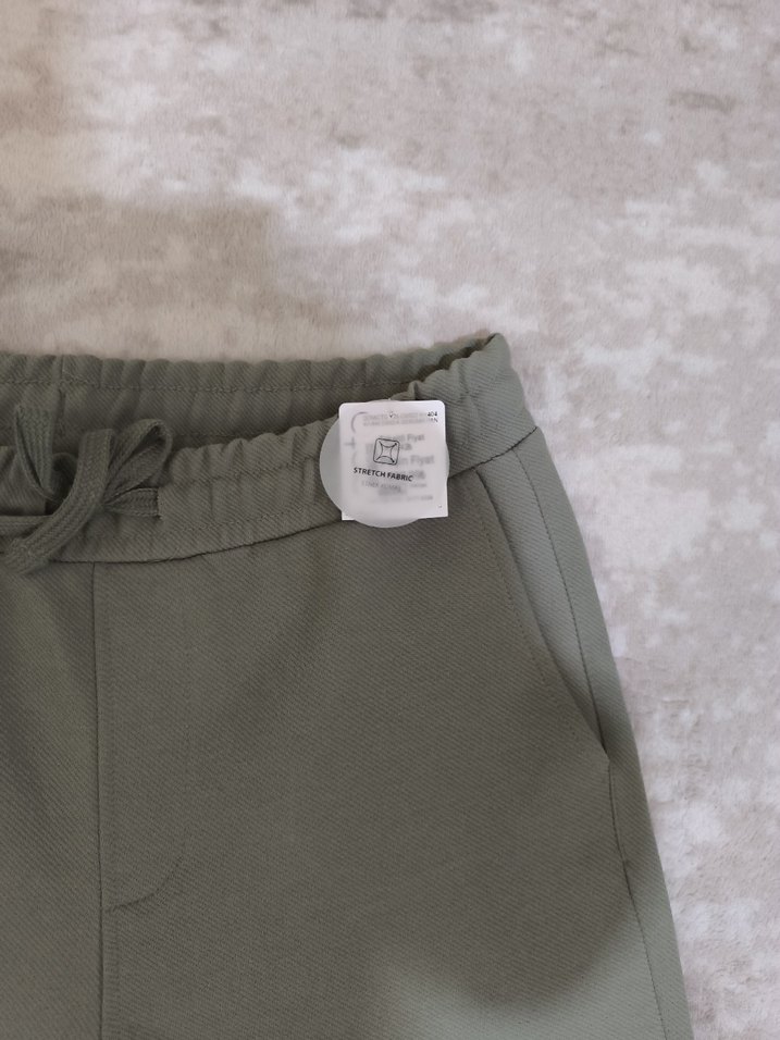 Defacto haki renk dokuma pantolon - Görsel 5