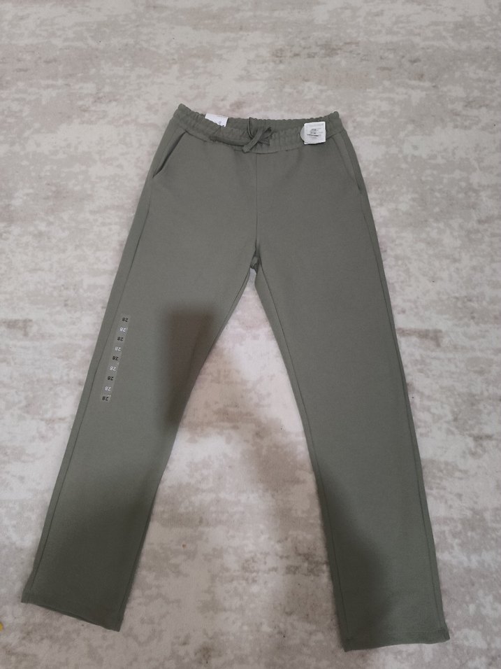 Defacto haki renk dokuma pantolon - Görsel 2