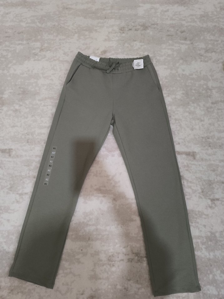 Defacto haki renk dokuma pantolon - Görsel 3