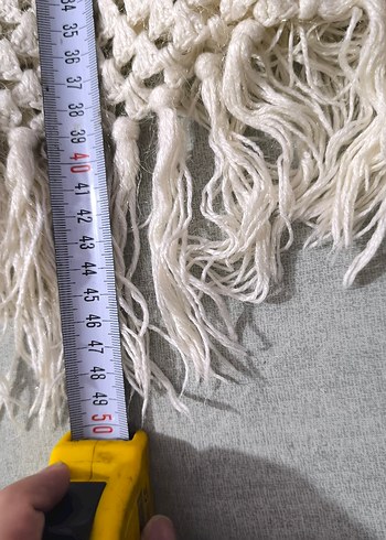 Kız Çocuk Bohem Örgü Panço - Görsel 5