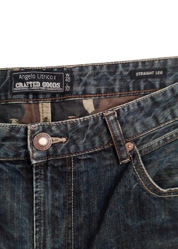 40 Beden lacivert Renk Angelo ritrico Y2k vintage dickies pantolon