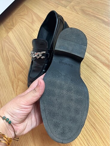 37 Beden siyah Renk Yepyeni bershka marka oxford ayakkabı