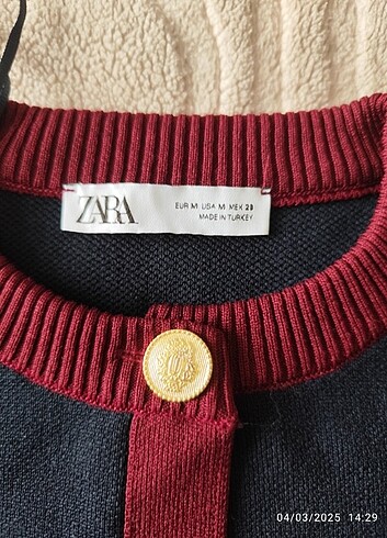 m Beden Zara hırka