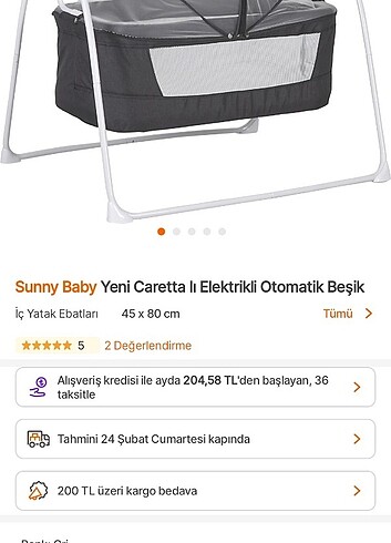 Sunny baby caretta beşik