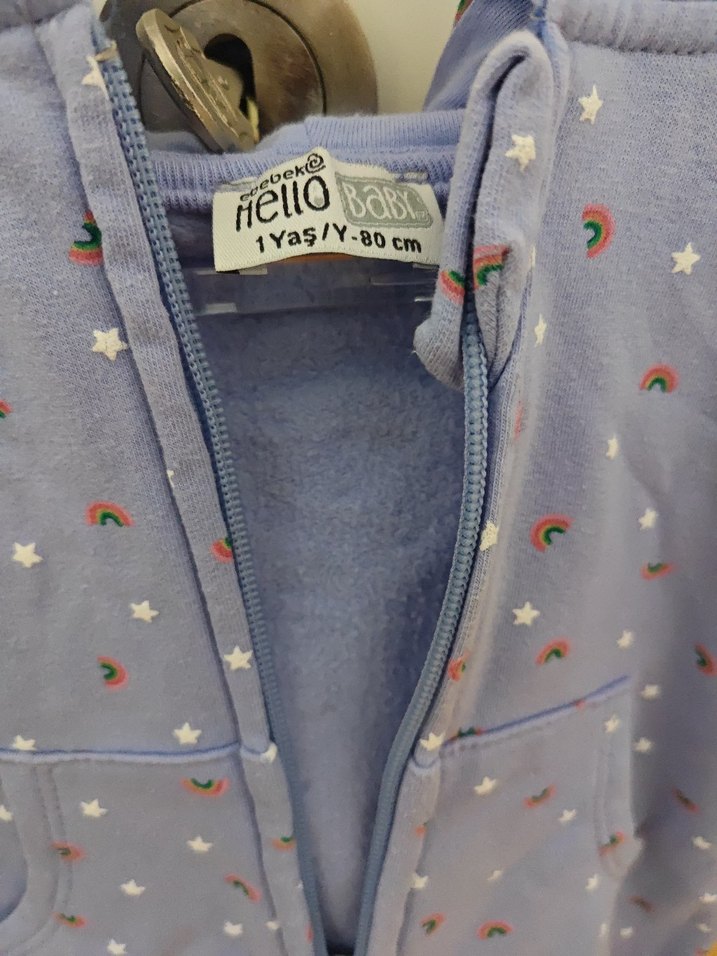 Mavi Bebek Polar Tulum - Görsel 2