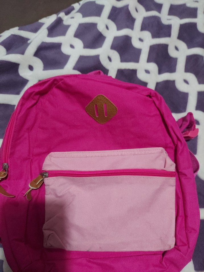 Pembe Fermuarlı Çocuk Sırt Çantası - Görsel 2