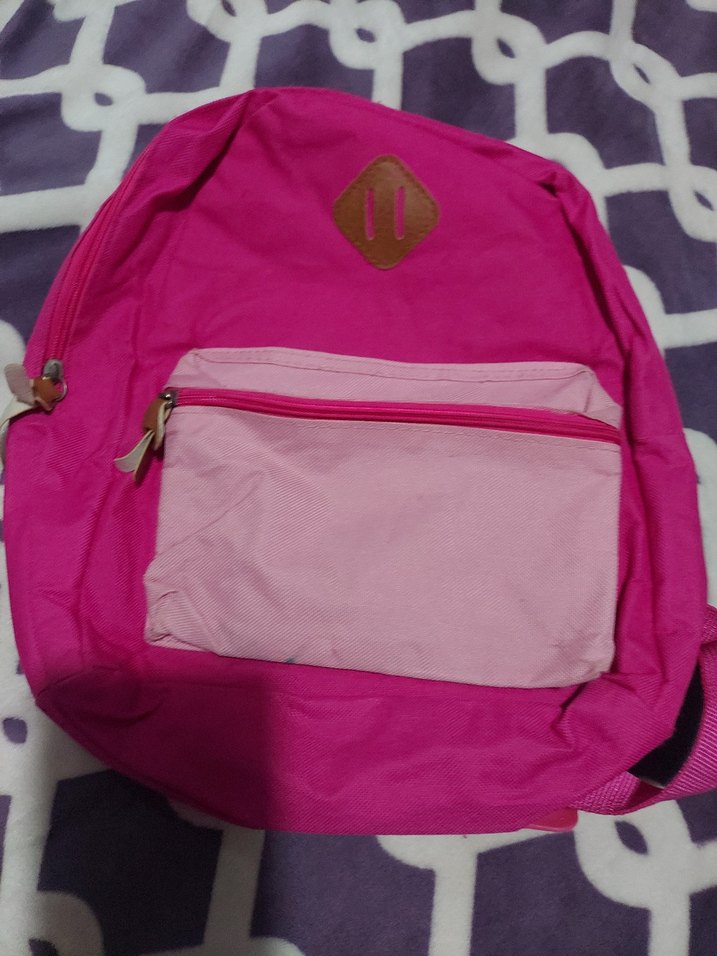 Pembe Fermuarlı Çocuk Sırt Çantası - Görsel 4