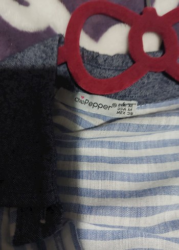 Düğmeli Uzun Kollu Mavi Gömlek - Görsel 3