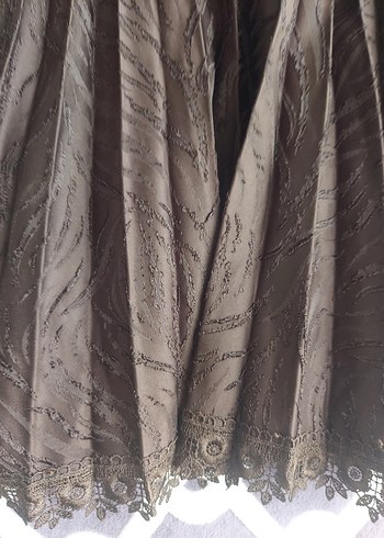 Kahverengi Pilili Uzun Kadın Takım - Görsel 5