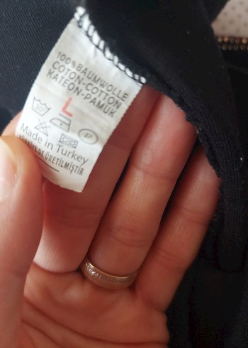 Kadın Siyah Baskılı Midi Tayt - Görsel 3