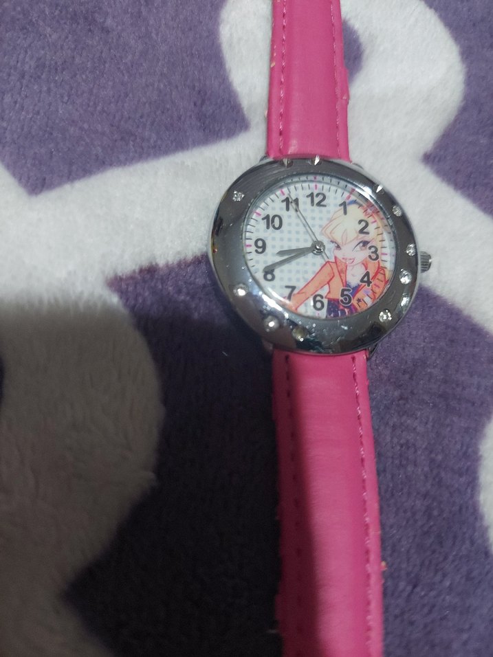 Pembe Kayışlı Kız çocuk Kol Saati - Görsel 2