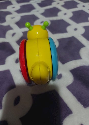 Renkli Sarı Diş Kaşıyıcı ve Çıngırak Oyuncak - Görsel 4