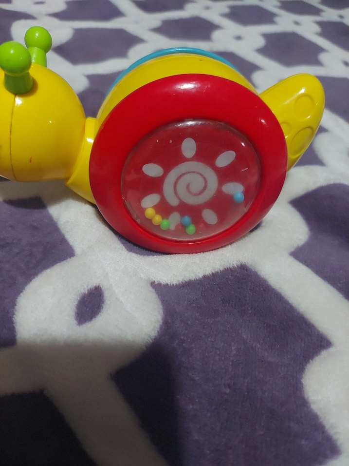 Renkli Sarı Diş Kaşıyıcı ve Çıngırak Oyuncak - Görsel 3