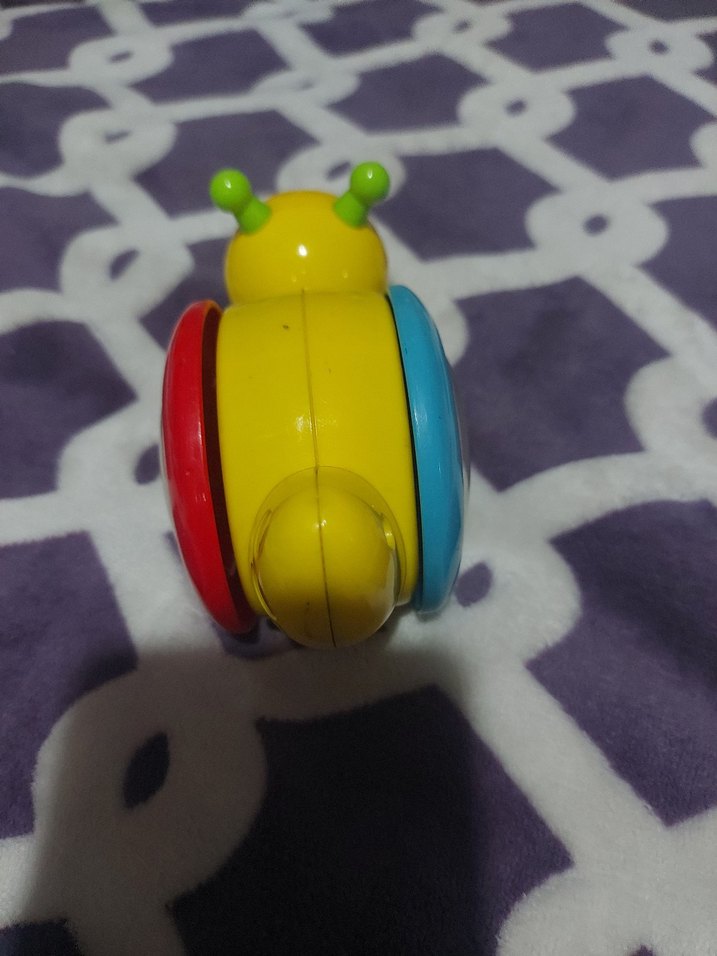 Renkli Sarı Diş Kaşıyıcı ve Çıngırak Oyuncak - Görsel 4