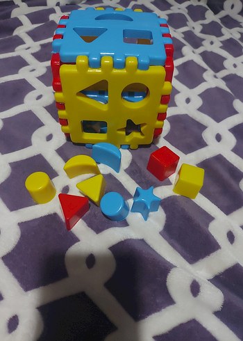 Renkli Eğitici Şekil Eşleştirme Küpü - Görsel 2