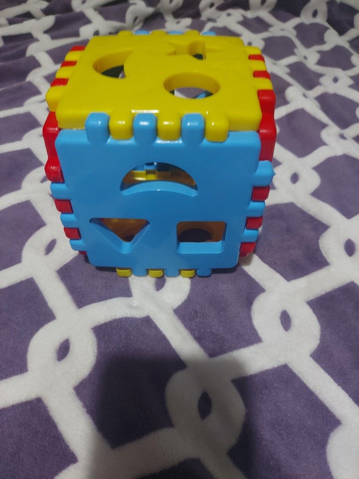 Renkli Eğitici Şekil Eşleştirme Küpü - Görsel 3