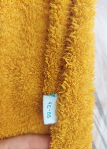 Sarı Peluş Kedi Tulumu - Görsel 2