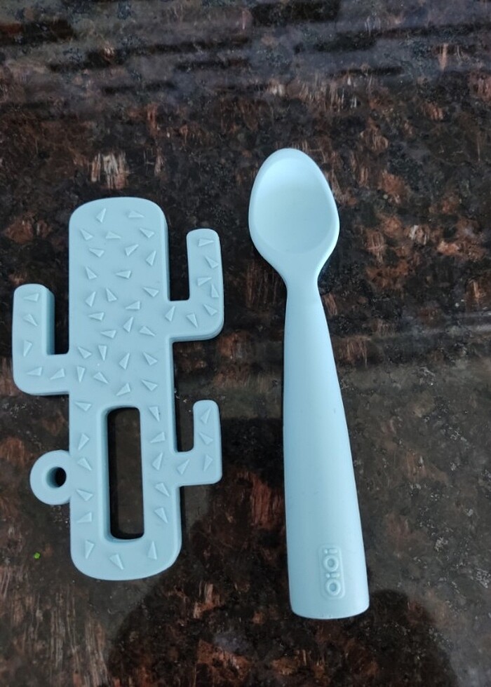 Oioi silikon kaşık ve diş kaşıyıcı - Görsel 2